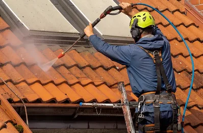 Démoussage et hydrofuge de toiture à Rayssac